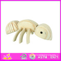 2014 New Animal Kids Paint Wood Toy, Popular DIY Children Paint Wood Toy, Hot Sale Ant Style Baby Paint Wood Toy W03A038